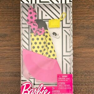💕**NEW** BARBIE MATTEL Polka Dot Dress Complete Look Doll Fashion Pack💕